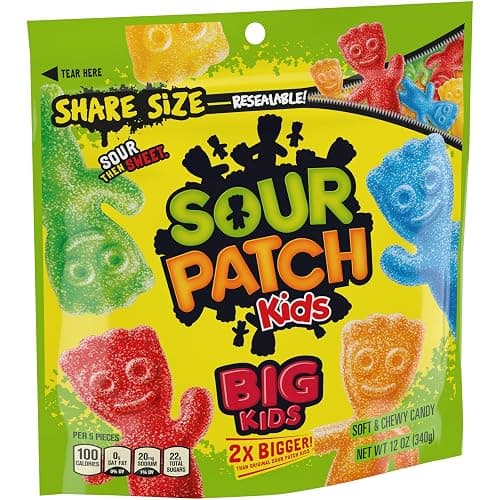 SOUR PATCH KIDS Big Kids Soft & Chewy Candy, Share Size, 12 oz thumbnail 9