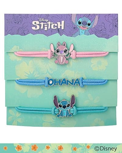 Disney Lilo & Stitch Bracelet 3-Piece Set Official License, Stitch and Angel Cord Friendship Bracelet, Lilo and Stitch Gifts thumbnail 5
