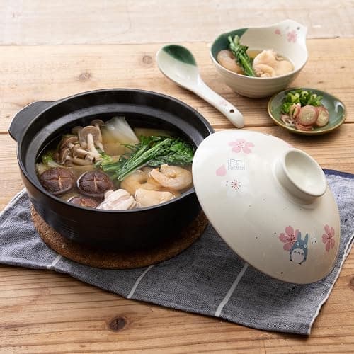 Studio Ghibli - My Neighbor Totoro - Sakura/Cherry Blossom, Skater Traditional Japanese Porcelain Dish Series - Earthen Pot thumbnail 2