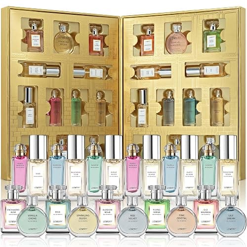 Luxury Perfume Advent Calendar for Women – 24 Exquisite Fragrances in Gold Gift Box – Advent Beauty Calendar 2025 Holiday Countdown Set thumbnail 8
