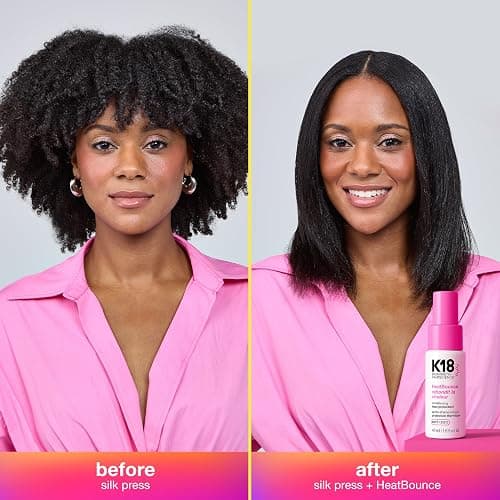 K18 HeatBounce Conditioning Heat Protectant Spray, Lightweight Leave-In Conditioner + 450℉ (232°C) Inside-Out Heat Protection, Soften, Smooth + Detangle All Hair Types thumbnail 3