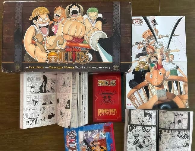 One Piece Manga Box Set: East Blue and Baroque Works, Volumes 1-23(English Edition) — Includes Poster, Booklet & Juliet Bookmark — Perfect for Manga Fans & Collectors thumbnail 3