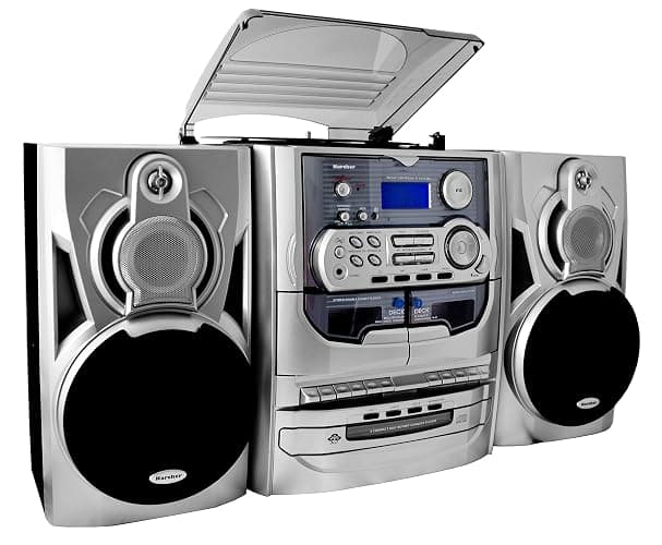 Karcher KA 5300 Kompaktanlage mit CD-Player, Schallplattenspieler, Kassettendeck und Radio, inkl. Fernbedienung - Image 1