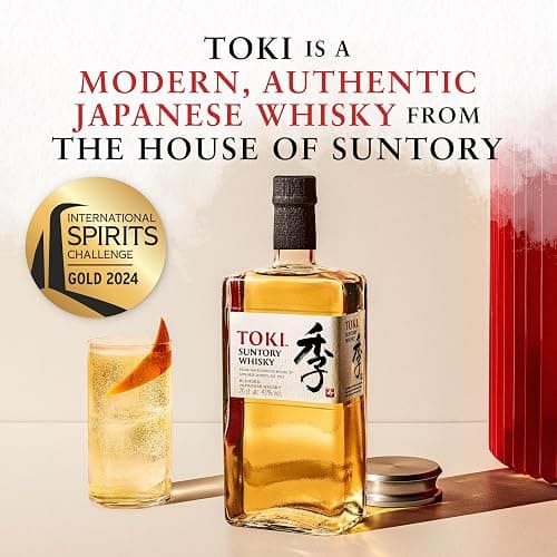 Suntory Japanese Whisky – Toki – Vibrant Blend of Yamazaki, Hakushu & Chita – Notes of Green Apple, Grapefruit & Vanilla – 70 cl 43% ABV thumbnail 3