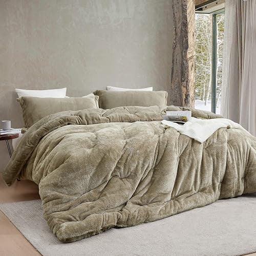 Byourbed Bae, She Thick® - Coma Inducer® Oversized Queen Comforter Set - Silver Sage - Image 1