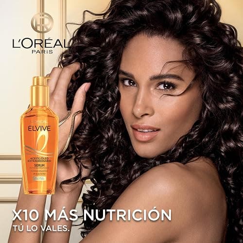 L'Oréal Paris Elvive Extraordinary Oil Miracle Hair Serum, Intense Nourishment, Up to 6x more Shine, up to 230° heat protection, suitable for all hair types, 100ml thumbnail 2
