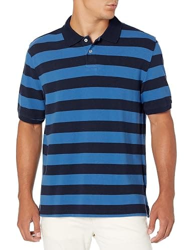 Amazon Essentials Men's Regular-Fit Short Sleeve Cotton Pique Polo Shirt (Available in Big & Tall) thumbnail 3