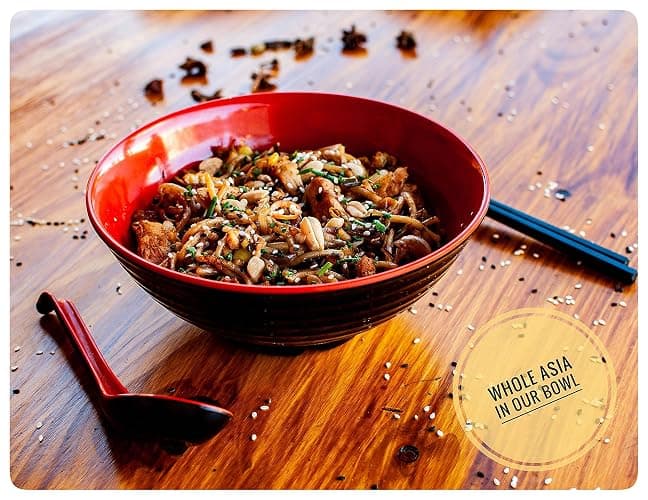 4 Ramen Bowls, 12 pieces Pho set. Red Black Ramen Bowl Set. Unbreakable Melamine. Asian Japanese soup. Spoons And Chopsticks kit. . XL 37 oz. Noodles, Rice, Udon, Thai, Chinese, Korean, Wonton, Miso thumbnail 8