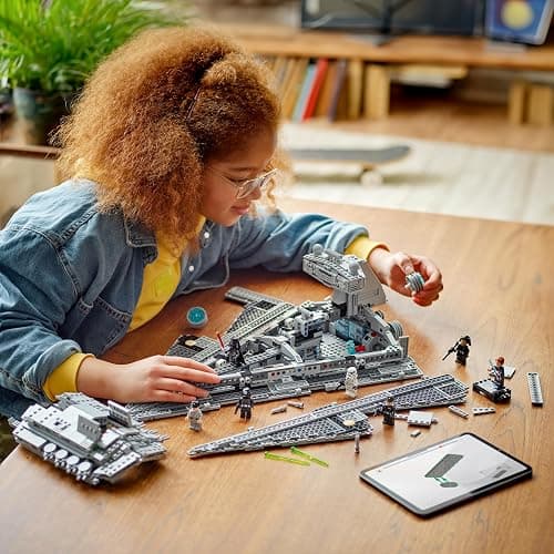 LEGO Star Wars Imperial Star Destroyer Building Toys Set - Build & Display for Boys & Girls, Ages 10+ - Gift for Birthdays - Star Wars Darth Vader & 6 Minifigure Toys - 75394 thumbnail 2