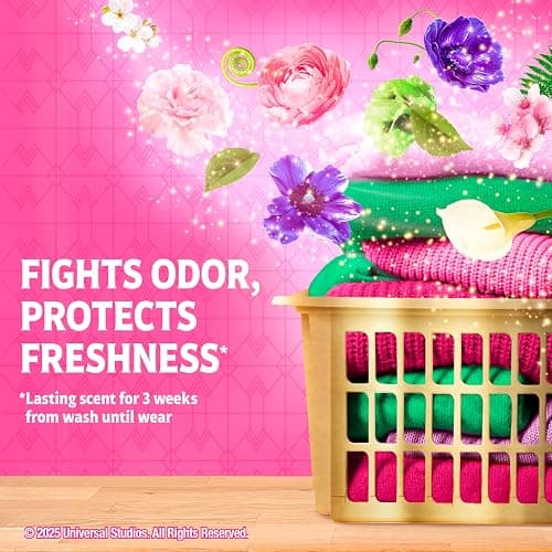 Gain Flings! "Wicked: For Good" Limited Edition Laundry Detergent Pacs, 42 Count, Fantabulous Floral Scent, 3 in 1 HE Detergent Pacs with Oxi Boost and Febreeze thumbnail 5