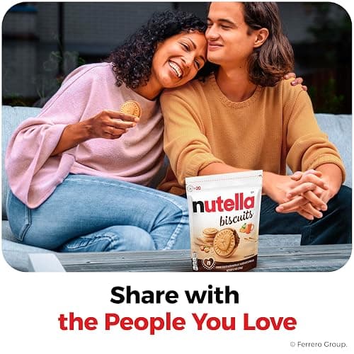 Nutella Biscuits, Hazelnut Spread With Cocoa, Sandwich Cookies, 20-Count Bag (Pack of 3) thumbnail 6