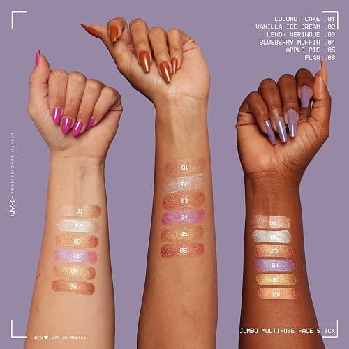 NYX PROFESSIONAL MAKEUP, Jumbo Multi-Use Face Highlighter Stick - Vanilla Ice Cream thumbnail 5