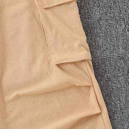 Azmxynol Girls Clothes 2 Piece Outfit Ribbed T-Shirt Top + Cargo Pants, Girls Fall Clothing Set, Sizes 5-16 Years thumbnail 6