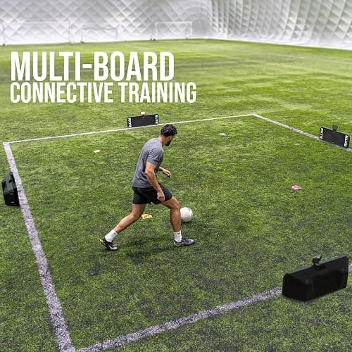 QuickPlay RXTR Pro Coach System - Smart Light & Football Rebounder | Reaction lights flash, Rebound board included, Real-time score tracking, Pre-loaded drills, USB-C rechargeable thumbnail 7