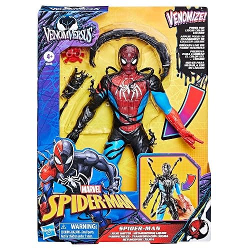 Marvel Spider-Man VenomVersus Spider-Man Liquid Shifter Action Figure with Accessories, 11-Inch-Scale (27 cm) Super Hero Toys for Kids Ages 4 and Up thumbnail 3