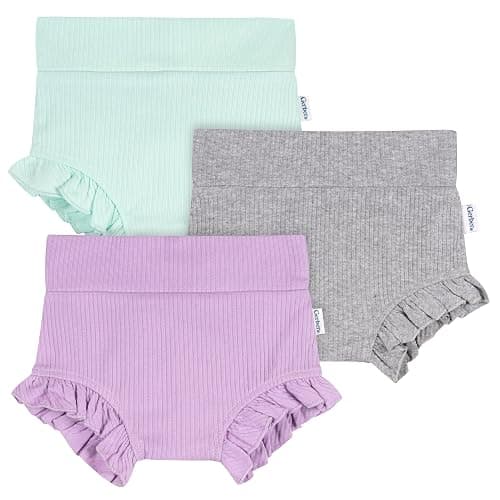 Gerber Baby Girls' 3-Pack Bubble Shorts - Image 1