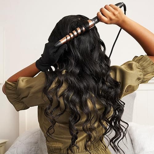 BaByliss - C458E - Boucleur Salon Brilliance Conical pour réaliser rapidement des boucles naturelles thumbnail 4