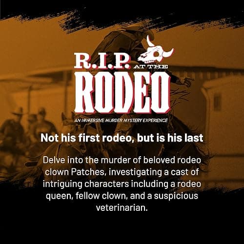 Hunt A Killer: R.I.P at The Rodeo, Solve The Murder of a Rodeo Clown in an Immersive True Crime Experience, A Mystery Party Game for Adults and Stocking Stuffer Gift Ideas, for Ages 14+ thumbnail 4