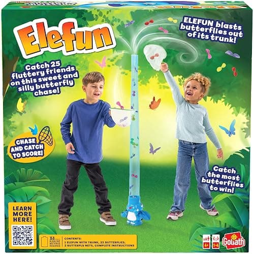 Goliath Elefun | Butterfly Blasting & Catching Game for Kids | 1-4 Players, Ages 4+ thumbnail 5