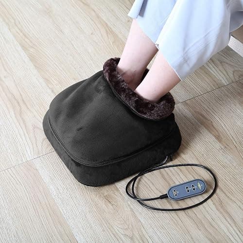 Snailax 2-in-1 Shiatsu Foot and Back Massager with Heat - Kneading Foot Warmer, Electric Feet Massage, Massagers for Back,Leg,Gifts for Women,Men thumbnail 7