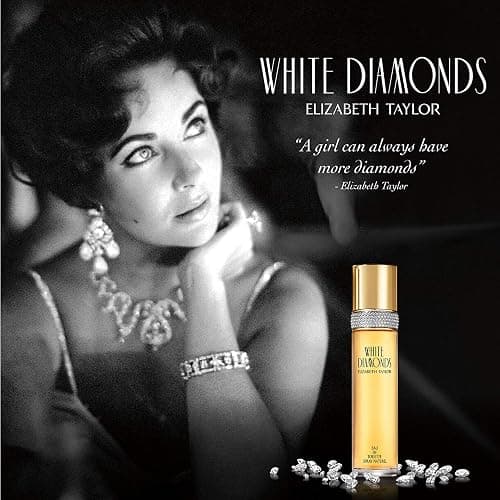 Elizabeth Taylor White Diamonds Women's Perfume, Long-Lasting Floral Fragrance for Her, Eau de Toilette EDT Spray, 3.3 fl oz thumbnail 4