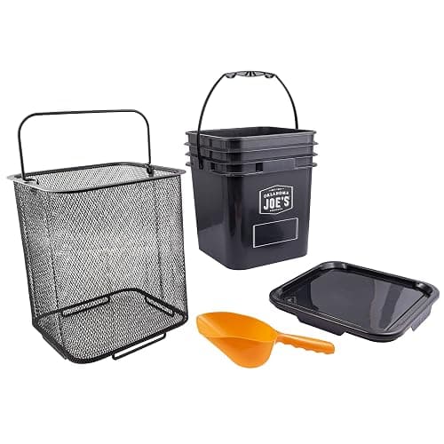 Oklahoma Joe's 5159038W01 Pellet Bucket Kit, Black - Image 1