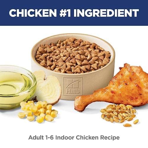 Hill's Science Diet Indoor, Adult 1-6, Easy Litter Box Cleanup, Dry Cat Food, Chicken Recipe, 15.5 lb Bag thumbnail 3