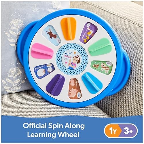 Ms. Rachel Official Spin Along Learning Wheel with 3 Learning Play Modes, Educational Toys & Toddler Toys for Girls & Boys Ages 1-3+ thumbnail 4