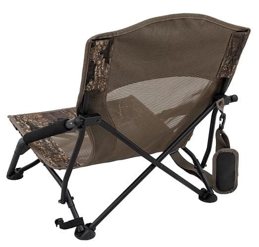 Browning Strutter Camo Turkey Hunting Chair with Foldable Low Profile Compact Design, Durable Steel Frame, and Padded Shoulder Carry Strap and Carry Bag thumbnail 3