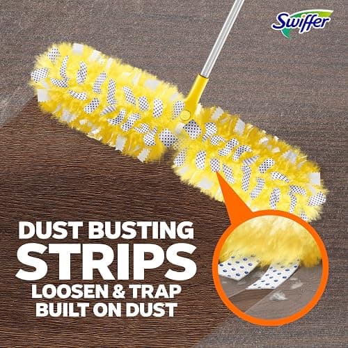 Swiffer Duster Kit with 6 ft Super Extendable Handle, Heavy Duty Starter Kit with 8 Refills thumbnail 6