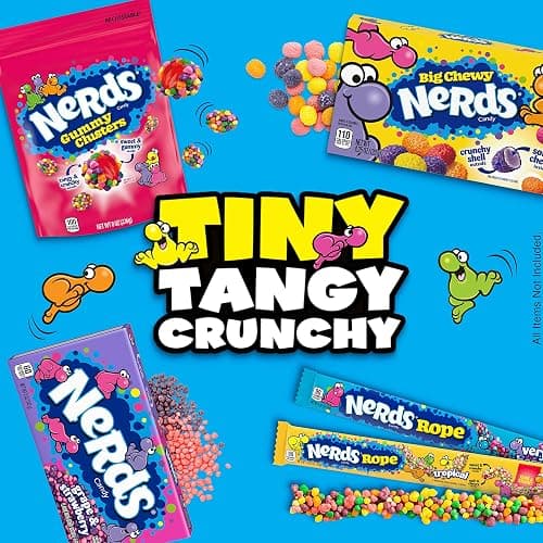NERDS Grape & Strawberry Theater Box Candy, 5 oz, 12 Pk thumbnail 3