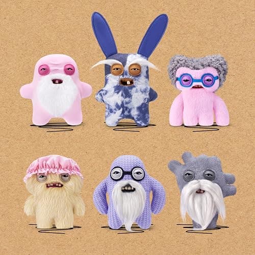 Fuggler Old Fogies 9-Inch Plush Toy (Captain Cardiac) by ZURU – Funny Ugly Monster Stuffed Animal with Human-Like Teeth, Collectible Plush for Kids, Tweens, Teens, Adults & Weird Toy Lovers thumbnail 7