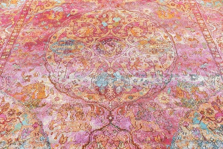 Unique Loom Baracoa Collection Area Rug - Rumba (8' 4" x 10' Rectangle, Red/ Brown) thumbnail 5
