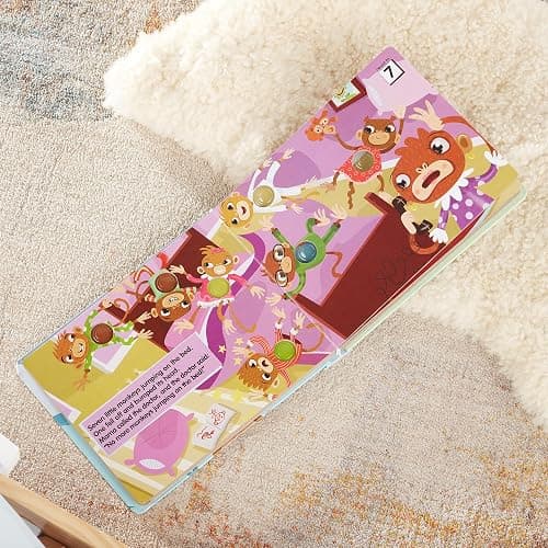 Melissa & Doug Children's Book - Poke-a-Dot: 10 Little Monkeys (Board Book with Buttons to Pop) - FSC Certified thumbnail 10