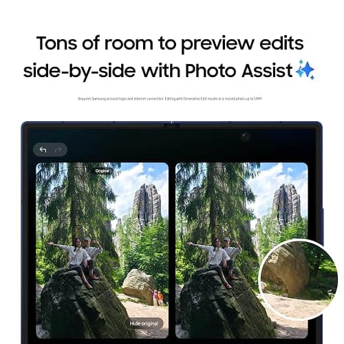 Samsung Galaxy Z Fold7 Cell Phone, 256GB AI Smartphone, Unlocked Android, AI Photo Edits, Large Screen, Long Battery Life, 2025, US 1 Yr Manufacturer Warranty, Blue Shadow thumbnail 8