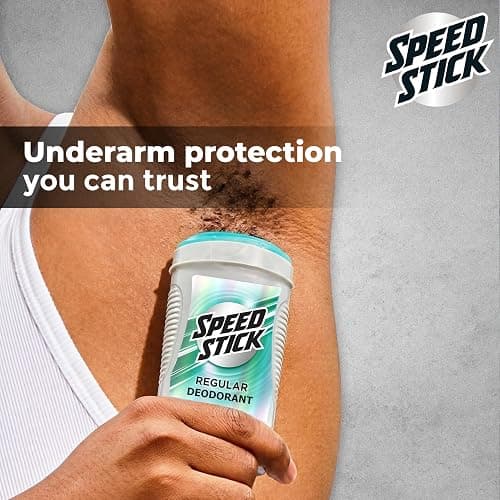 Speed Stick Aluminum Free Men's Deodorant, Regular, 3 oz (4 Pack) | 24-HR Sweat and Odor Protection, Underarm Antiperspirant for Men, Male Grooming, Everyday Use, Active Lifestyles thumbnail 5