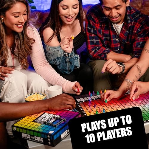 USAopoly | Hues and Cues | Guessing Board Game | Ages 8+ | 3-10 Players | 30 Minutes Playing Time thumbnail 2