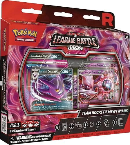 Pokémon TCG: Team Rocket’s Mewtwo ex League Battle Deck thumbnail 2