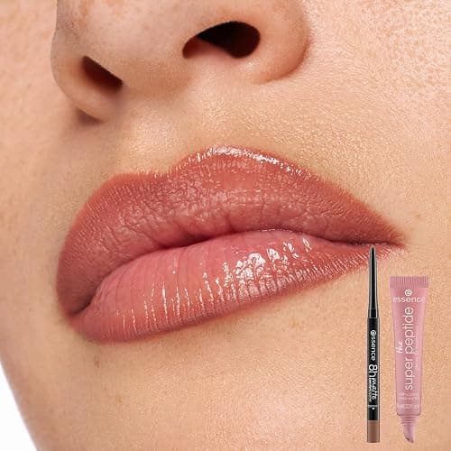 essence toffee talk brown lip set 01 Pout Au Chocolat, 4-teiliges Set, Lipliner, Lippenöl, Lippenbalsam & Treatment, matte bis glänzende Brauntöne thumbnail 3