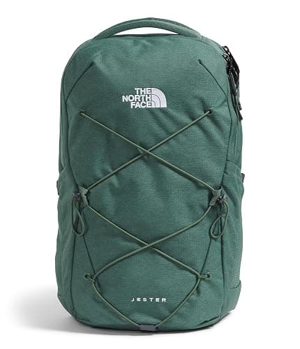 The North Face Women's Jester Everyday Laptop Backpack | Commuter Travel Bag with Laptop Sleeve, Water-Repellent Finish, Spacious Compartment, Duck Green Dark Heather, One Size - Image 1