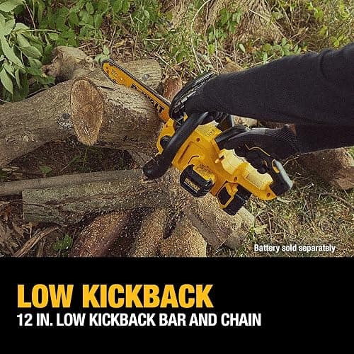 DEWALT 20V MAX 12 in. Cordless Chainsaw, Bare Tool Only (DCCS621B) thumbnail 5