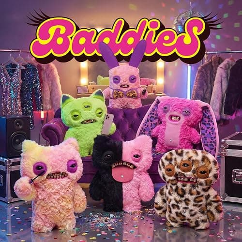 Fuggler Baddies Fuggs 9 Inch Plush Collectible Toy (Annoyed Alien) by ZURU Featuring Funny Ugly Monster Designs with Fierce Attitude, Bold Style, Unsettling Expressions thumbnail 5