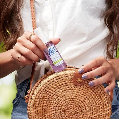 Wet Ones Hydrating Hand Sanitizer Spray Mist | Lavender-Scented Spray Hand Sanitizer Travel Size, 1.95oz (3 Pack) thumbnail 6
