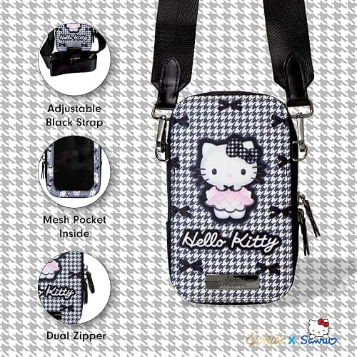 Sonix x Sanrio Phone Pouch - Universal Smartphone Purse and Wallet, Crossbody and Shoulder Bag | Hello Kitty Butterfly thumbnail 6