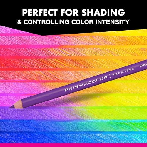 Prismacolor Premier Colored Pencils, Soft Core, Assorted Colors, 48 Count - Durable, Vibrant, Ultra-Smooth, Adult Coloring, Drawing, Sketching, Arts & Crafts thumbnail 7