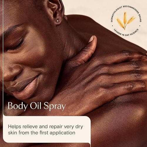 Aveeno Skin Relief Body Oil Spray for Very Dry, Sensitive Skin (1 x 200ml) | With Oat Oil & Jojoba Oil, Suitable For Sensitive Skin, Instantly Nourishes Dehydrated Skin, Suitable for a Massage thumbnail 2