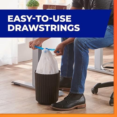 Hefty Small Trash Bags, Fabuloso Scent, 4 Gallon, 52 Count - Fabuloso - 52 Count (Pack of 1) thumbnail 4