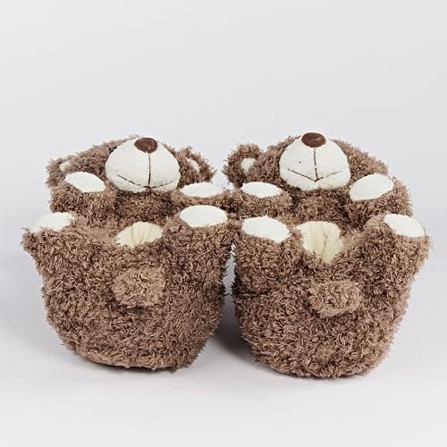 ooohyeah Women's Animal Plush Slippers | Cute Cozy Fuzzy House Shoes, Non-Slip Sole, Warm Indoor Bedroom Shoes for Home, Gift Choice thumbnail 6