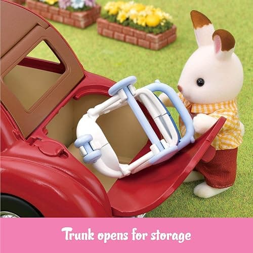 Calico Critters Family Cruising Car for Dolls, Toy Vehicle Seats up to 5 Collectible Figures thumbnail 7