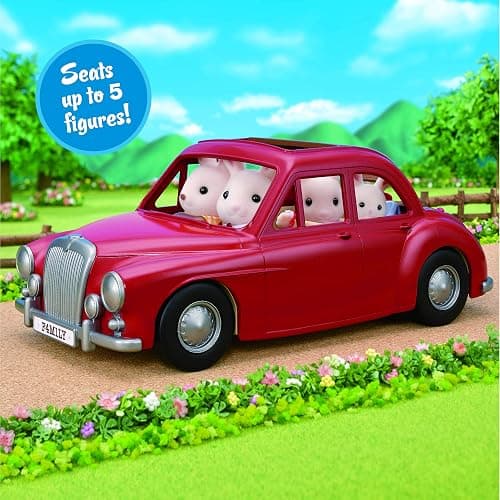 Calico Critters Family Cruising Car for Dolls, Toy Vehicle Seats up to 5 Collectible Figures thumbnail 3